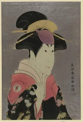 Sharaku (1794) Segawa Tomisaburō como yadorigi, esposa de Ogishi Kurando